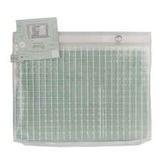 KOKUYO 國譽 Piiip 透明收納包 A5, 草綠色, 1個