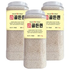 대한농산 통에담은 골든퀸 백미, 2kg, 3개