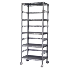 鋼鐵力士 護盾架, 黑, 5層