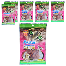 A star 貓專用零食,細切鮪魚條, 優質肉品製成, 無添加色素, 45g, 6包