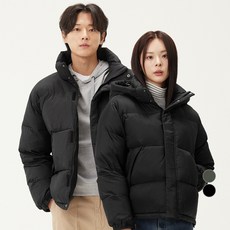 캐럿 남녀공용 투웨이 후드 에어 푸퍼