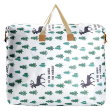 森林 小明村長 搬家袋 Set 2個, 防水無棉布, 各種尺寸, 75 x 62cm, 1組