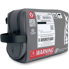 WITIKOKO 雙拉鍊收納包 WKPO-23201, 灰色, 1個