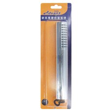 Advans 雙手萬能 麥克風型鍍鉻蓮蓬頭 花灑/淋浴頭, 銀色, 1個