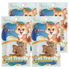 Pet Village 魔法村 貓咪深海鮭魚皮鮭魚丁, 4個, 鮭魚, 30g