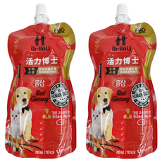Dr.HoLI 活力博士 寵物奶 全齡犬貓 高麗紅蔘 10包 Set, 2L, 2盒