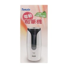 Tomato 充電式大小通吃削筆機 USB充電 2000mAh鋰電池, 白色, 1盒