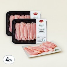 무항생제 인증 갓잡은 닭 안심 (냉장), 400g, 4개