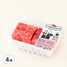 프레쉬팜 간편 수박, 1kg, 4개