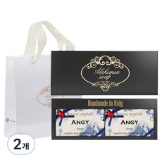 알카미아비누 비누 엔지 2p + 선물상자 블랙 + 쇼핑백, 2개