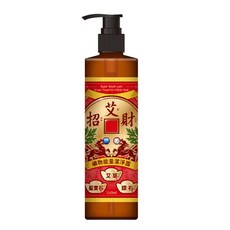 美吾髮 艾招財 礦物能量洗沐合一潔淨露, 330ml, 1瓶