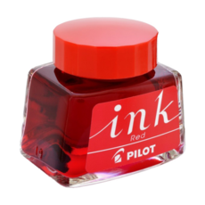 PILOT 百樂 INK-30 鋼筆墨水 30ml, 紅色, 1瓶