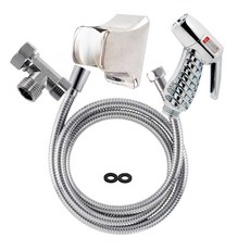 黏貼式迷你噴槍馬桶沖洗器組, 1套