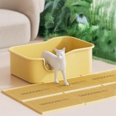 DING DONG PET 貓咪無限延長貓砂踏板, 4個, 黃色