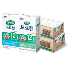 셀렉스 프로틴 오리지널 190ml 24p + 로우슈거 190ml 24p, 1세트