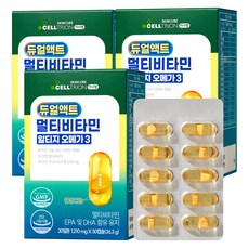 Inner Lab Dual Act Multivitamin Altage Omega 3 36.3g, 30顆, 3盒