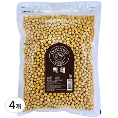 싱싱잡곡 백태, 4개, 800g