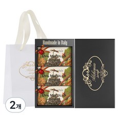 알카미아비누 비누 우바 미르틸로 3p + 선물상자 블랙 + 쇼핑백, 2개