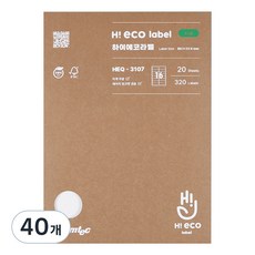 Formtec Hi-Eco 地址標籤紙 HEQ-3107, 16格, 40個