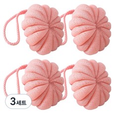 리예 버블 샤워볼, 3세트, 4개입, 핑크