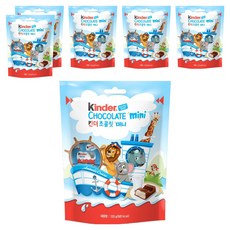 kinder 健達 迷你巧克力 20入, 6個, 120g