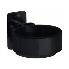 奇麗屋 鋁出奇兵 易掛式吹風機架 鋁合金輕量化設計 遇水不留水痕 不占空間 輕鬆收納, 1個, 黑色