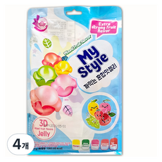 剝皮軟糖 綜合水果口味, 500g, 4包