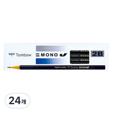 MONO J 미술 연필, 2B, 24개