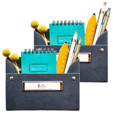 Sunny 三瑩文具 手作之吸鐵置物盒 特厚紙材, 黑色, 2個