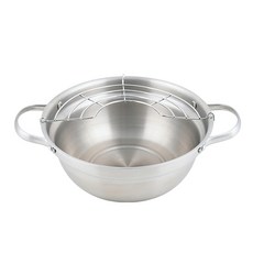 Libinggeulrori 電磁爐適用油炸專用料理鍋, 22cm, 混色