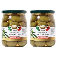 MADAMA OLIVA 綠巨人哈爾基迪基橄欖, 520g, 2個