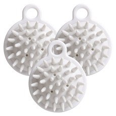 Yogo Moji 毛髮頭皮按摩刷, 單一顏色, 3個