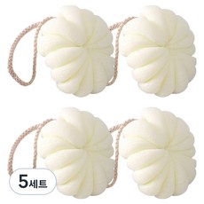 리예 버블 샤워볼, 5세트, 4개입, 화이트