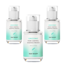 SELF BEAUTY Uniconic毛孔柔焦精華妝前乳 33ml, 混色, 3瓶