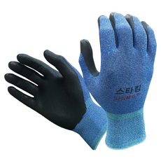 PANRICO 百利世止滑耐磨手套 園藝使用不怕被刺傷 超薄透氣 高彈性, 藍色, 1雙