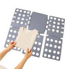 몽리코 초간편 3초 옷 접기 판, 그레이, 1개