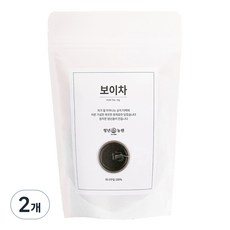청년농원 저온가공 보이차 삼각티백, 1g, 50개입, 2개