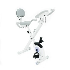 렉스파 NEW 접이식 헬스자전거, YA-106N, 화이트