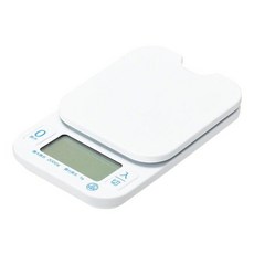 PEARL LIFE 珍珠金屬 數字廚房秤 HAKARI, D-6466, 白色, 2kg