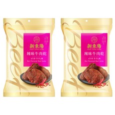 新東陽 辣味牛肉乾, 210g, 2包