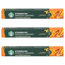 스타벅스 스무스 캐러멜향 캡슐커피, 5.1g, 10개입, 3개