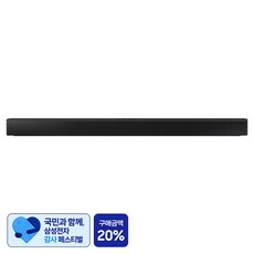 [삼성 감사 페스티벌] 삼성전자 3.1 ch 사운드바 방문설치, HW-B650D/KR, 블랙