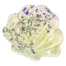 오프유 스마트폰 조개껍대기 그립톡, 옐로우, 1개