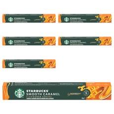 STARBUCKS 星巴克 柔順焦糖風味膠囊咖啡, 5.1g, 10入, 6個