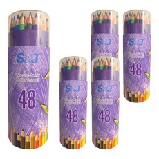 모노그라피 프리미엄 드로잉 색연필17.5cm, 48색, 5개