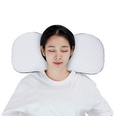 巴米博士冰蛋枕, 白色 海軍藍, 1個