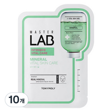 TONYMOLY Master Lab 礦物面膜 19g, 10個, 1入