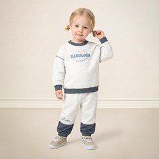 milkmile 街頭熊城市撞色上下衣套裝