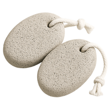 JUNBI去角質器足銼板 石頭 白色, 2個, 60g, 1入