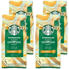 STARBUCKS 星巴克 黃金烘焙咖啡, 無研磨咖啡豆, 200g, 4包